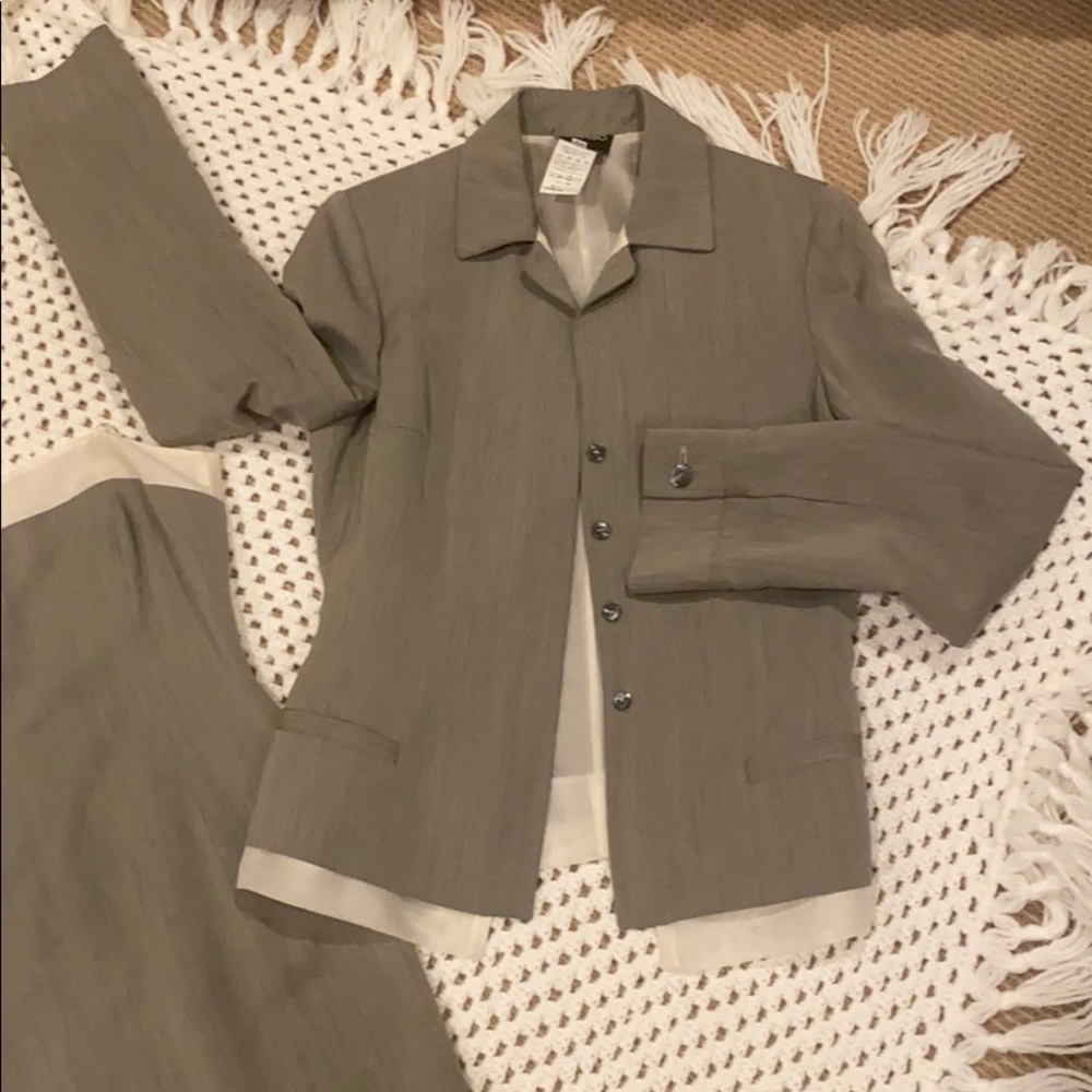 TOMASO STEFANELLI DRESS & JACKET SUIT COUTURE VINTAGE - Picture 3 of 16